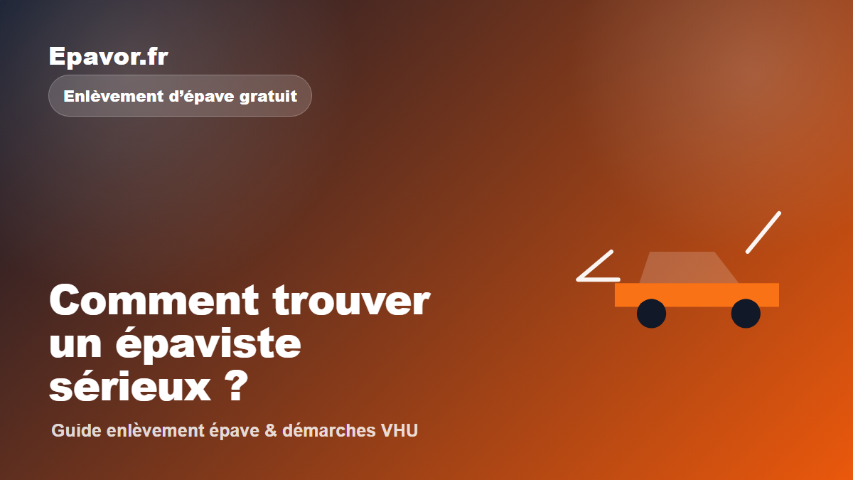 Comment trouver un épaviste sérieux ?