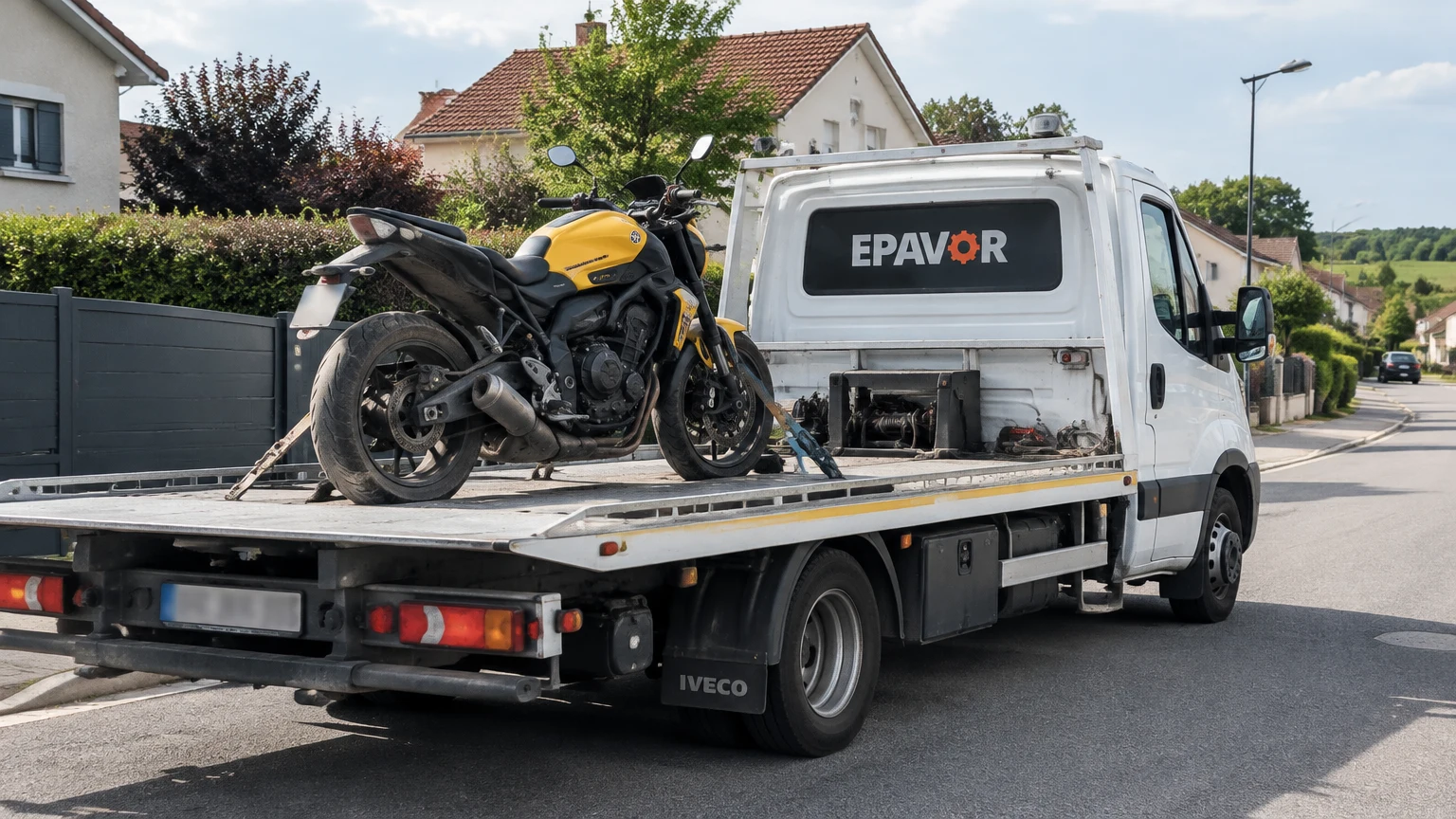 Illustration d’un enlèvement d’épave à Ancerville avec une dépanneuse — service d’épaviste.