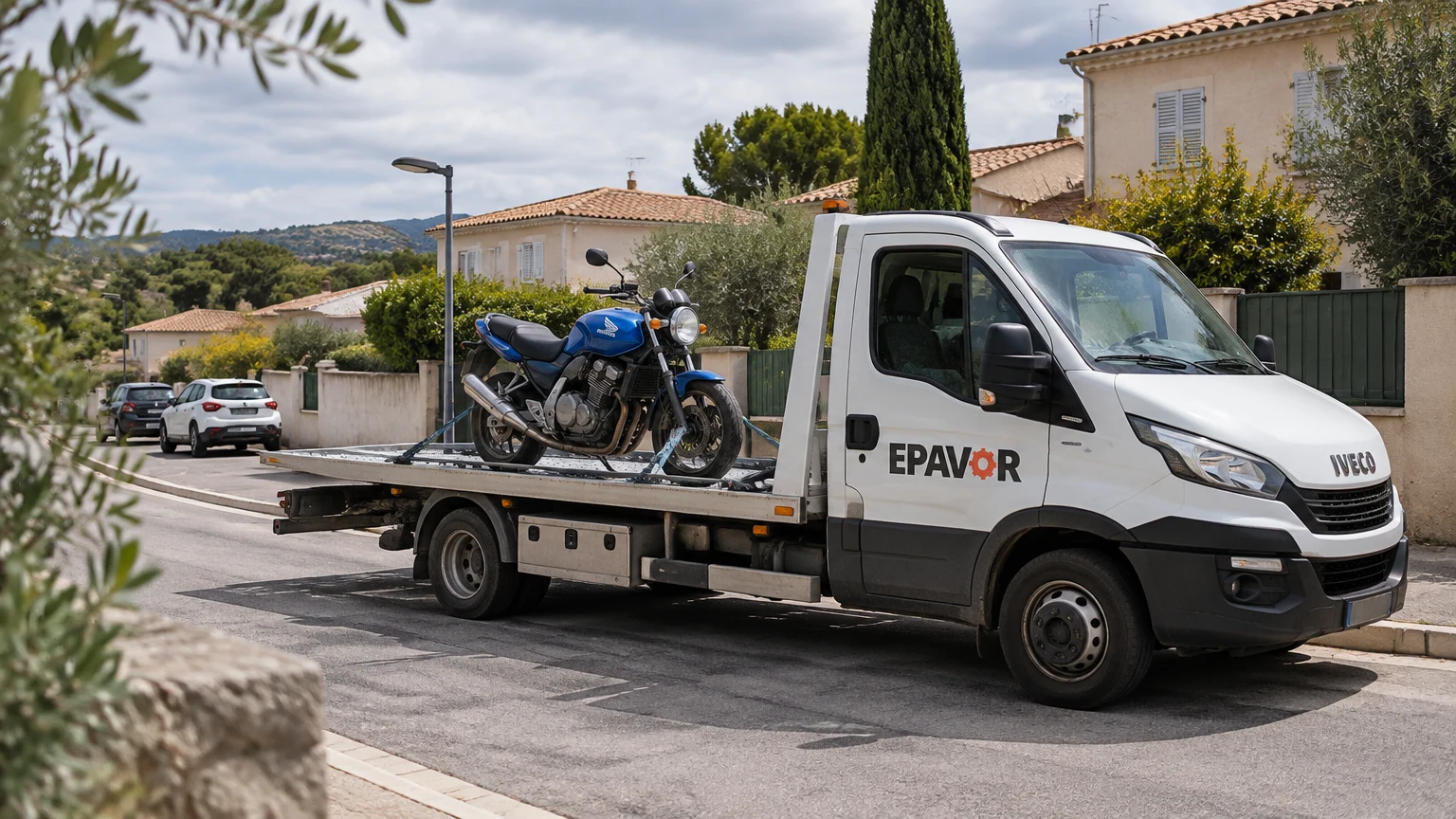 Illustration d’un enlèvement d’épave à Le Muy avec une dépanneuse — service d’épaviste.