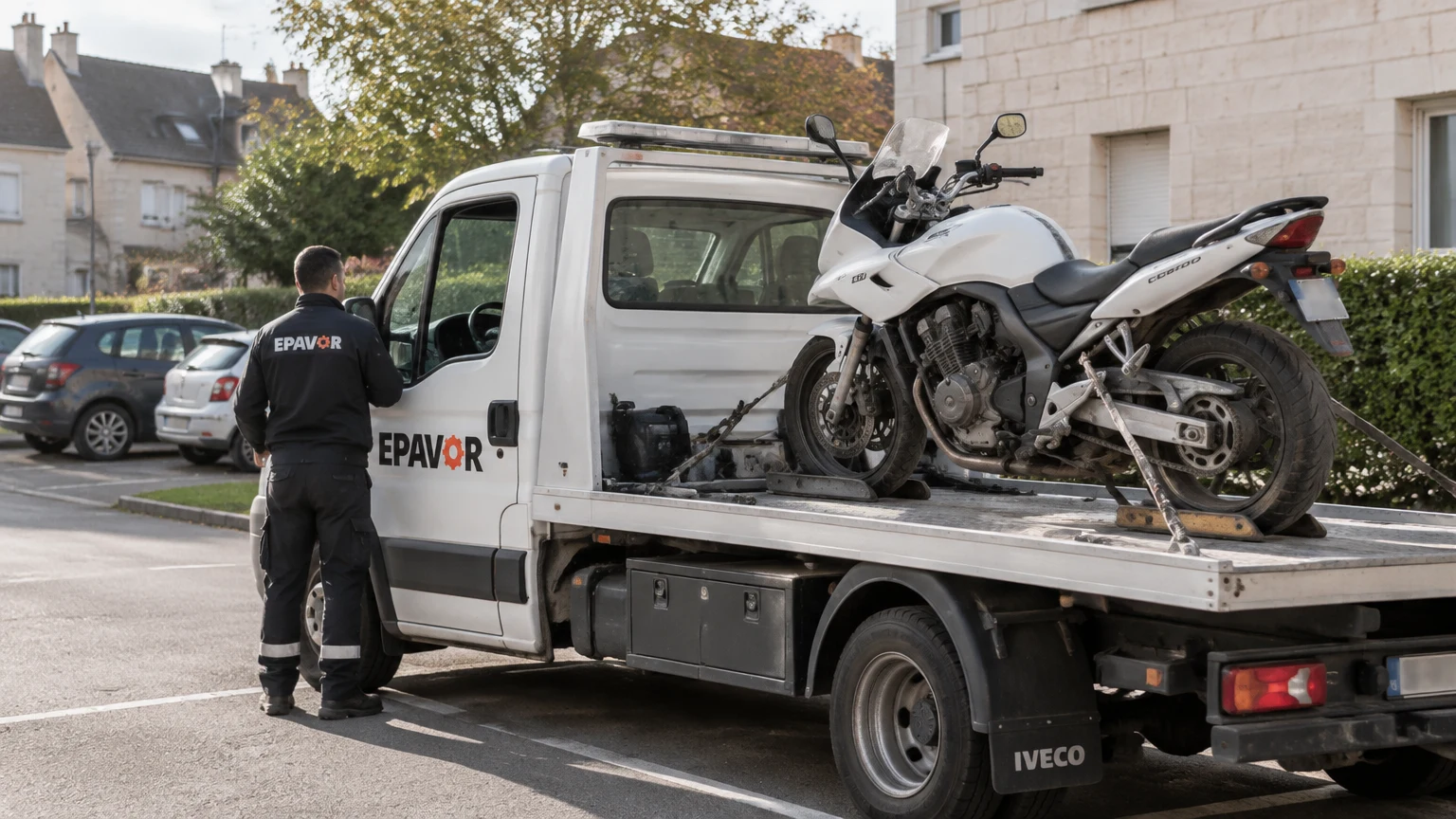 Illustration d’un enlèvement d’épave à Loches avec une dépanneuse — service d’épaviste.