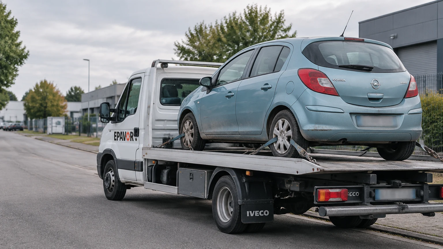 Illustration d’un enlèvement d’épave à Prigonrieux avec une dépanneuse — service d’épaviste.