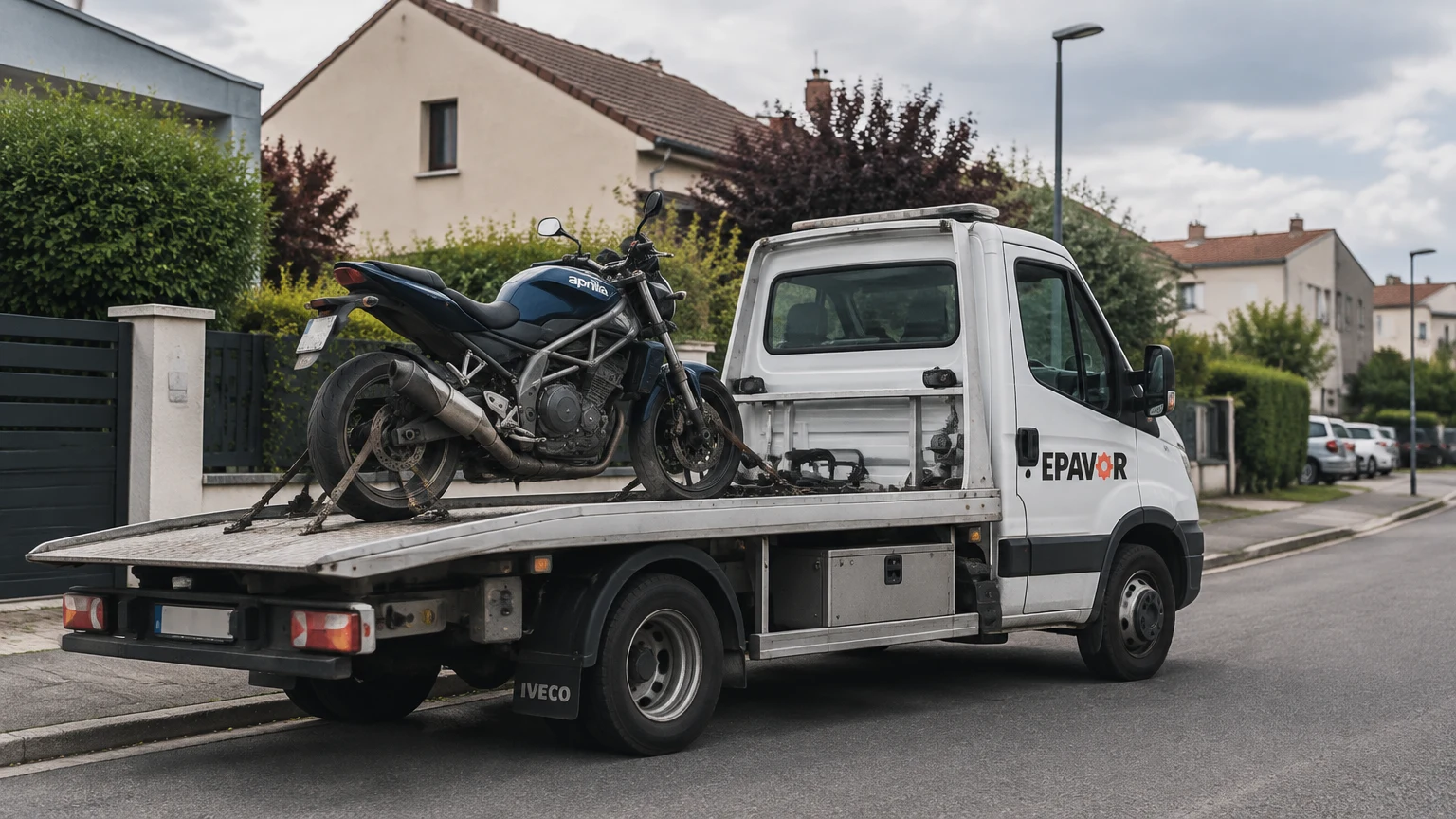 Illustration d’un enlèvement d’épave à Sochaux avec une dépanneuse — service d’épaviste.